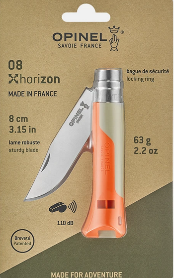 Opinel - Outdoormesser N°08 Horizon (khaki) Kopie