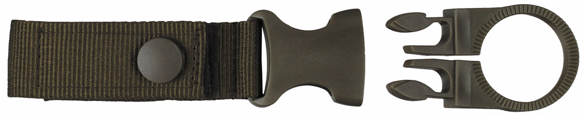 Flaschenhalter, oliv, für Gürtel und "MOLLE"-System