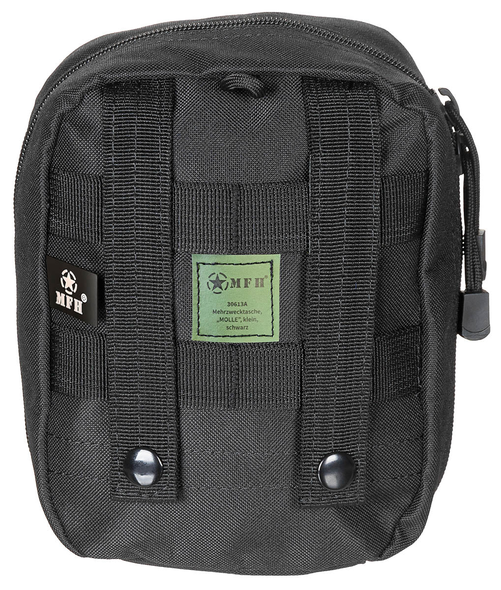 Mehrzwecktasche, "MOLLE", klein, schwarz