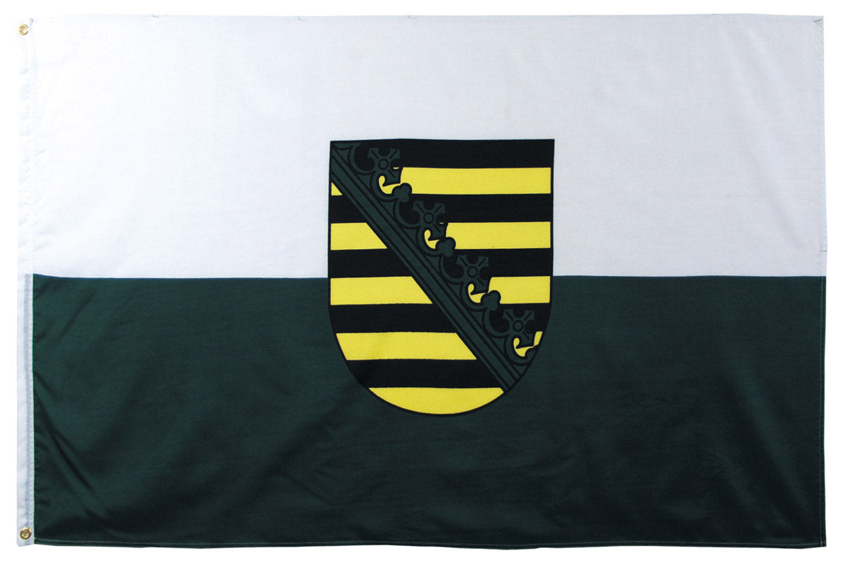 Fahne, Sachsen, Polyester, 90 x 150 cm