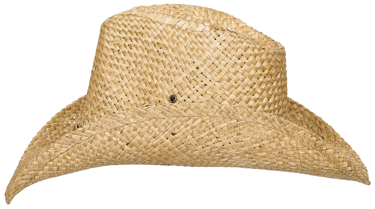 Strohhut, mit Kinnband, hellbraun