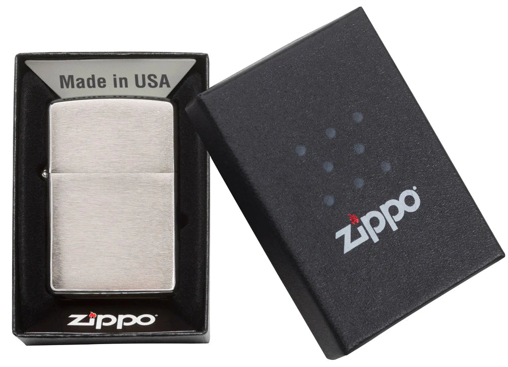 Zippo Feuerzeug - Chrome Brushed (chrom gebürstet)