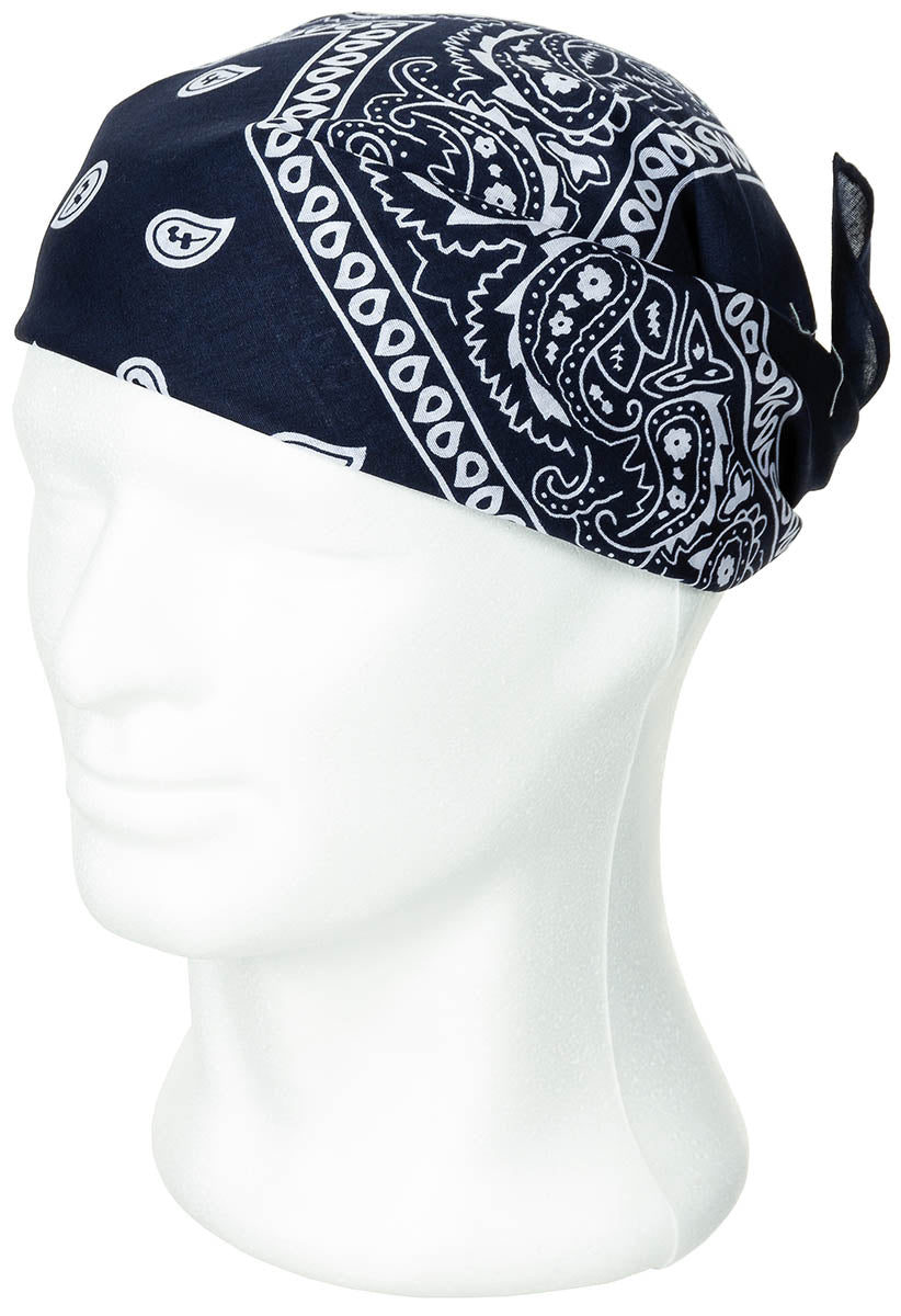 Bandana, navyblau-weiss, ca. 55 x 55 cm, Baumwolle