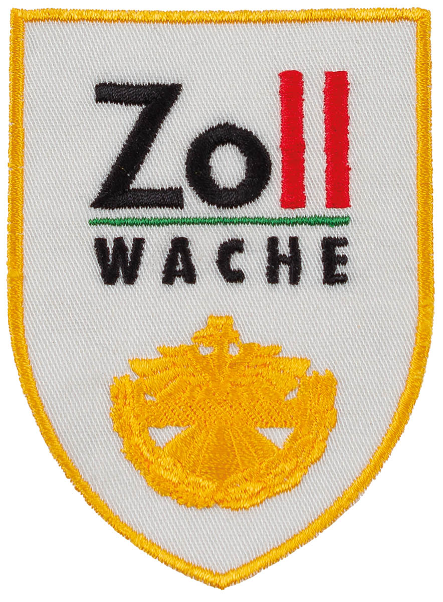 Österr. BH Stickabzeichen, "Zoll Wache", Typ II, neuw.