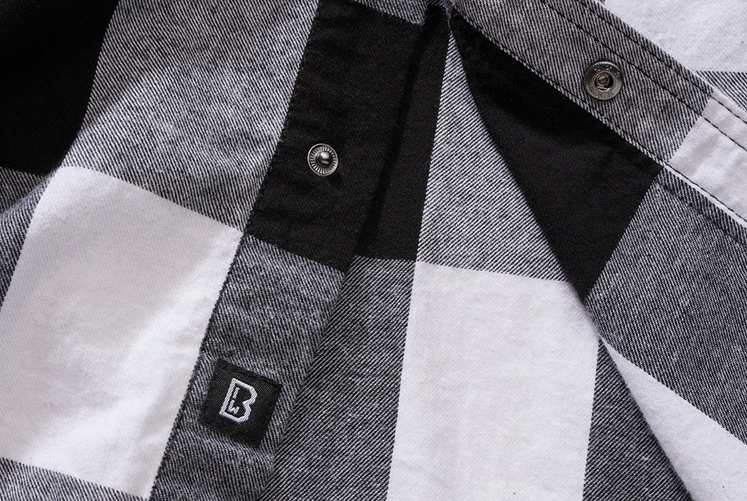 Check Shirt Sleeveless white/black