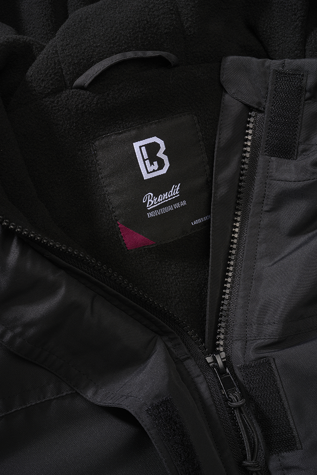 Women Frontzip Windbreaker black
