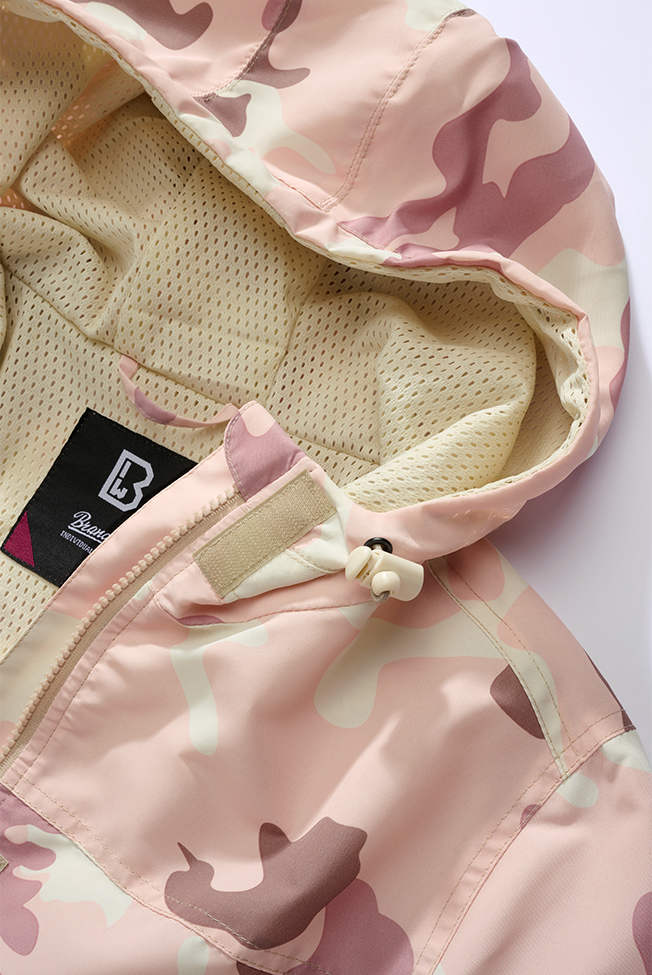 Women Summer Frontzip Windbreaker candy camo