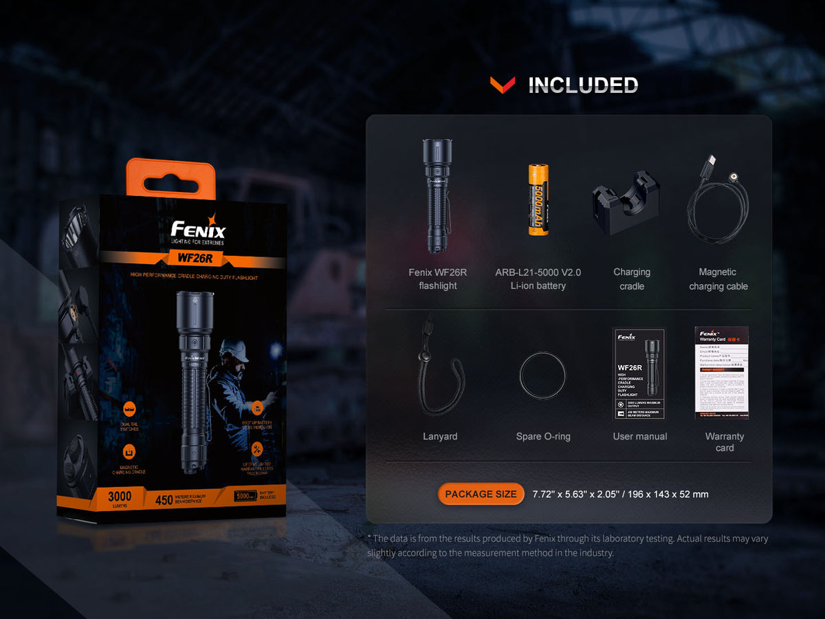 Fenix - WF26R LED Taschenlampe