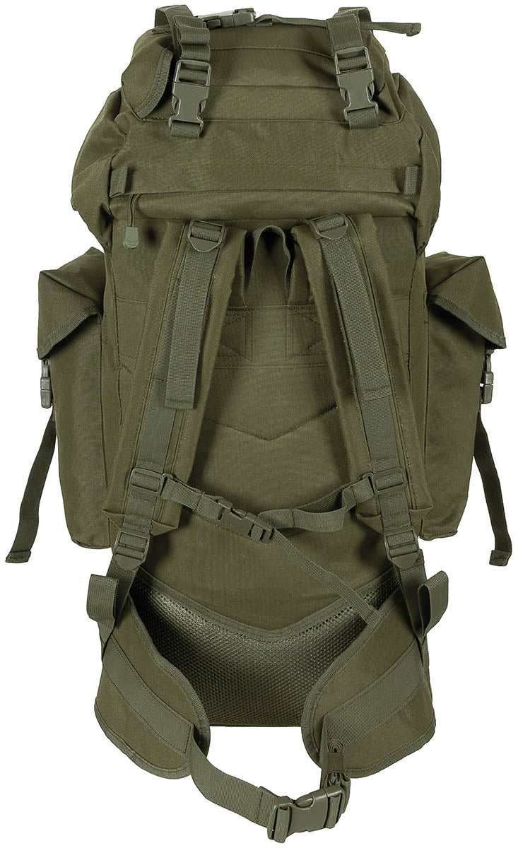 BW Kampfrucksack, "MOLLE", 65 l, Alu-Aussteifung, oliv