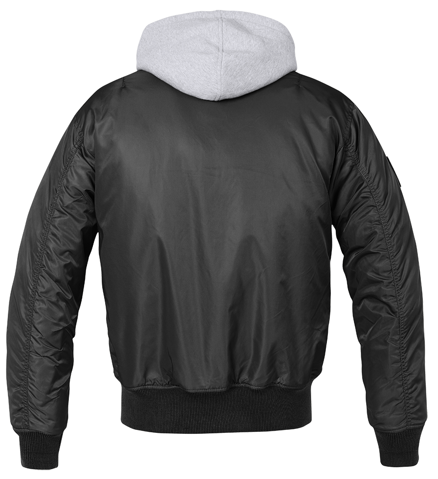 MA1 Sweat Hooded Jacket black-grey