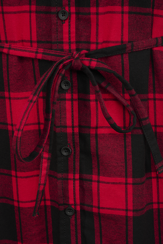 Women Gracey Longshirt Sleeveless red/black