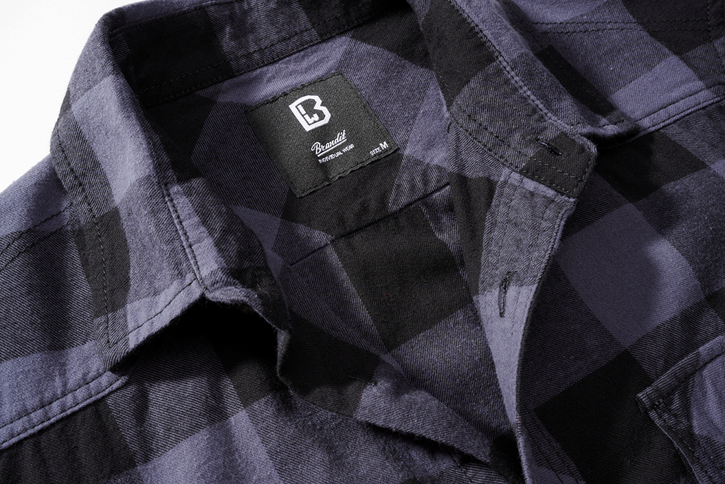Check Shirt Short Sleeve black/grey