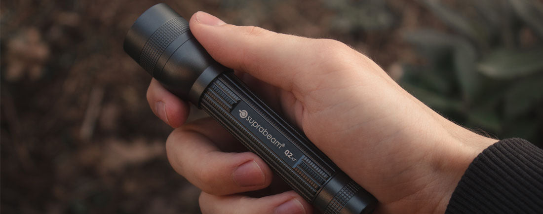 Taschenlampe Q2xr (800 Lumen) + Q1mini als Geschenk!