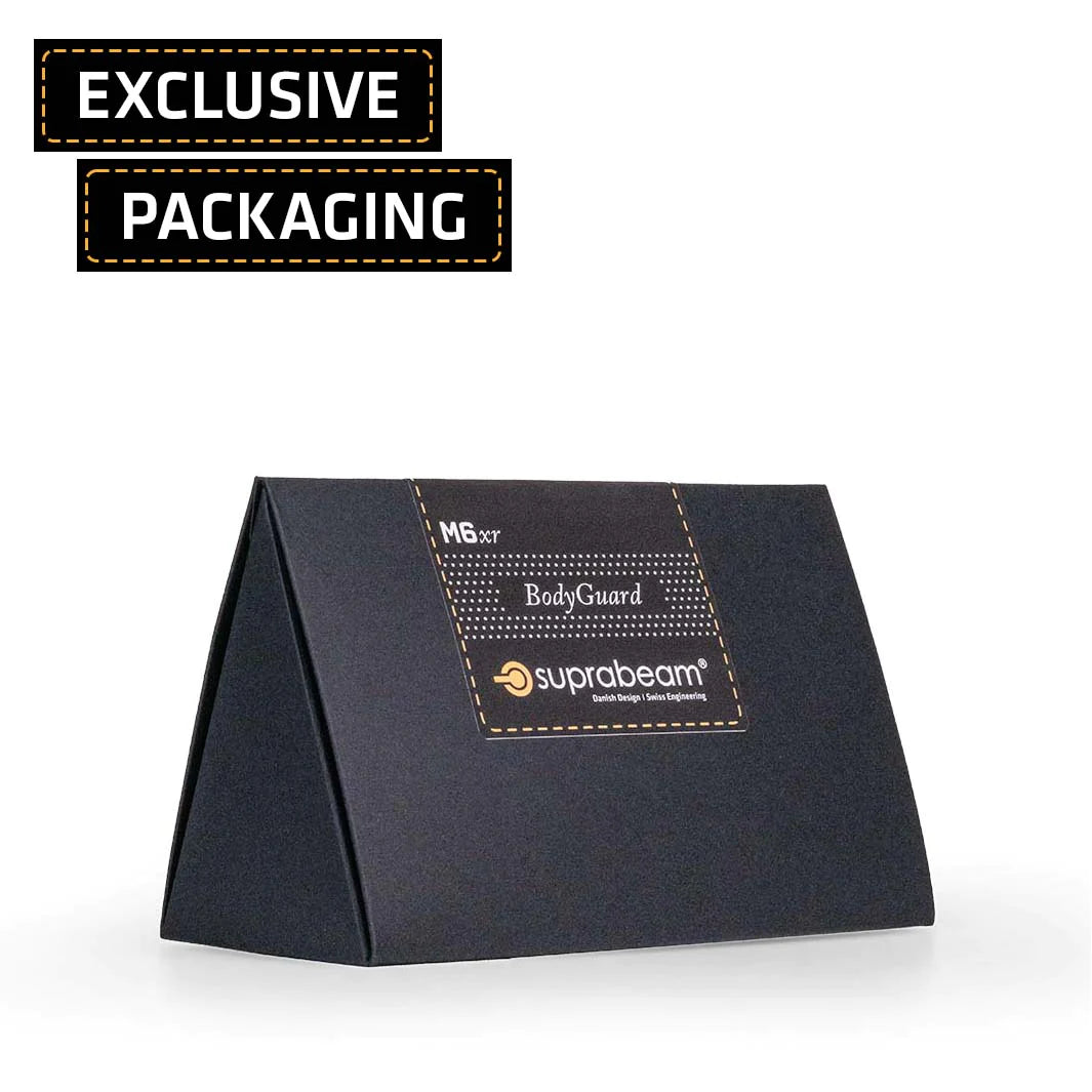 Suprabeam - Taschenlampe M6xr Bodyguard zur Selbstverteidigung (2000 Lumen)