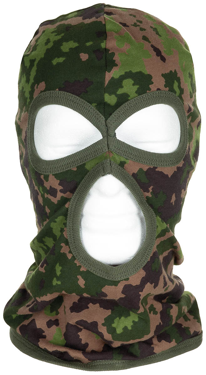 Balaclava, 3-Loch, dünn, M05 tarn, 100 % Baumw.