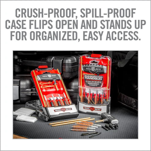 Real Avid - Handgun Cleaning Kit 22/9mm/357/38/40/45 (Reinigungsset)