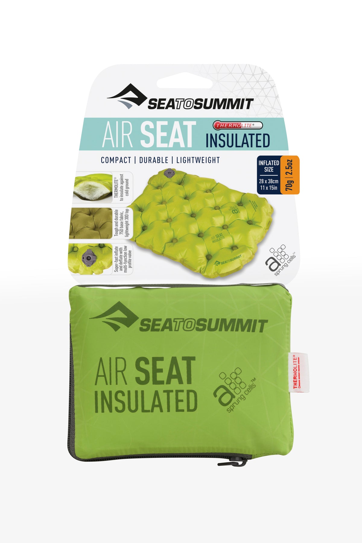 Sitzkissen Air Seat Insulated grün