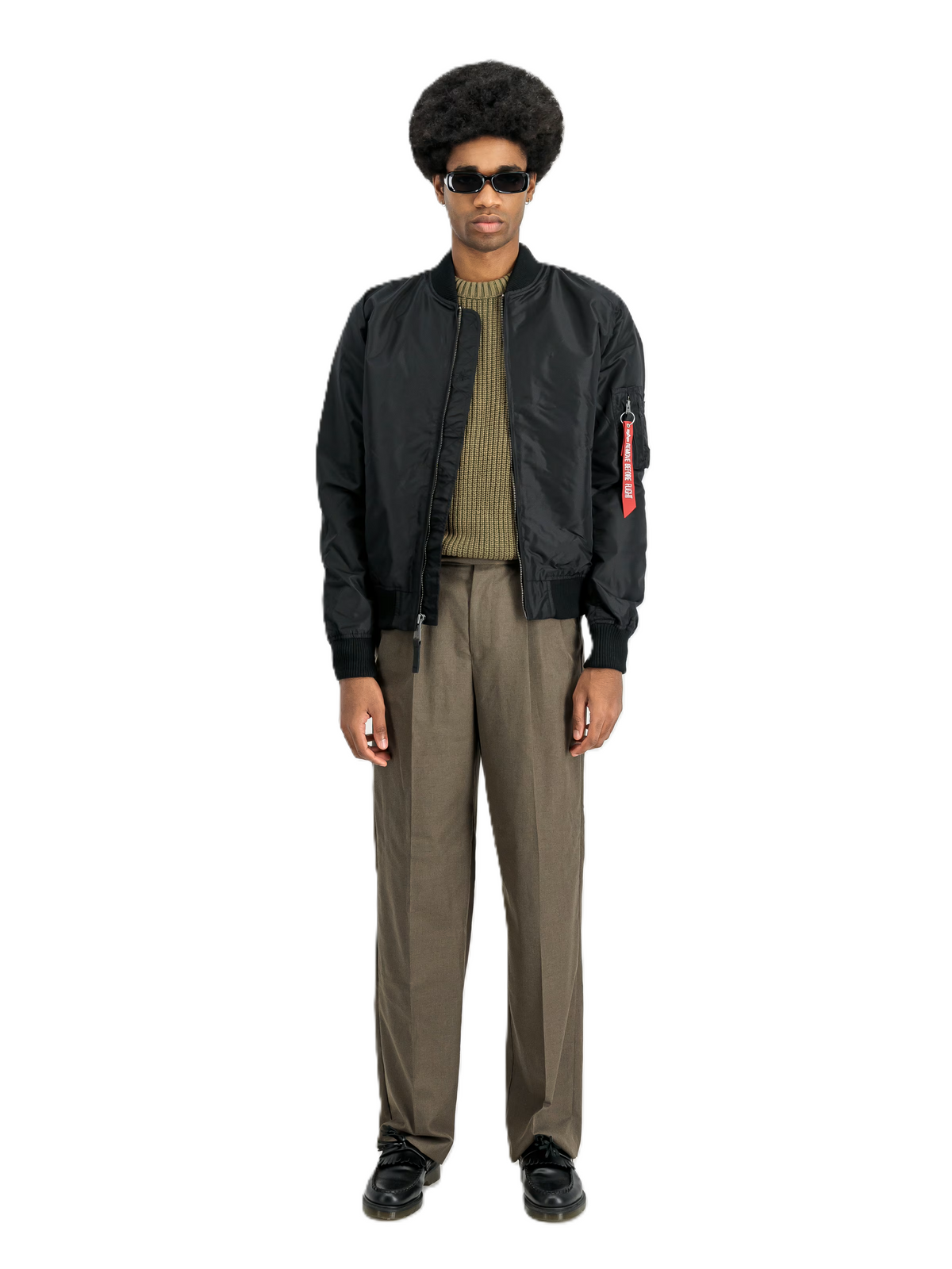 MA-1 TT Two Tone Bomberjacke (black)