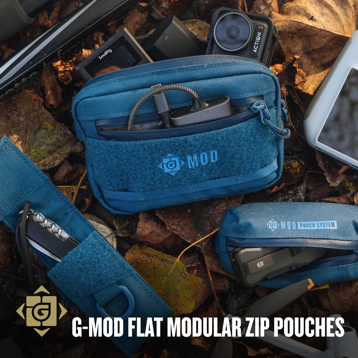 G-MOD Flat Pouch large (Olive Drab)