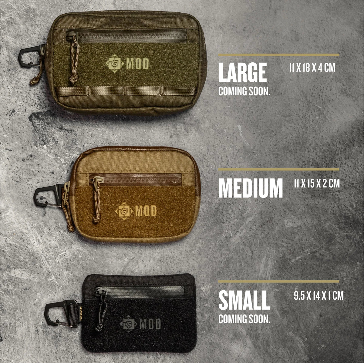 GRAYL - G-MOD Flat Pouch large (Covert Black)