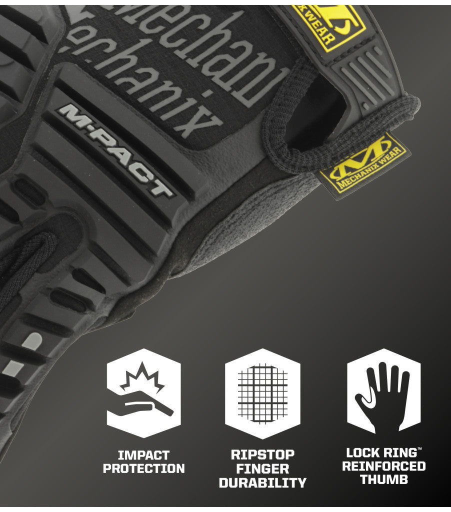 M-Pact® grey/black Einsatzhandschuhe (Stossschutz)