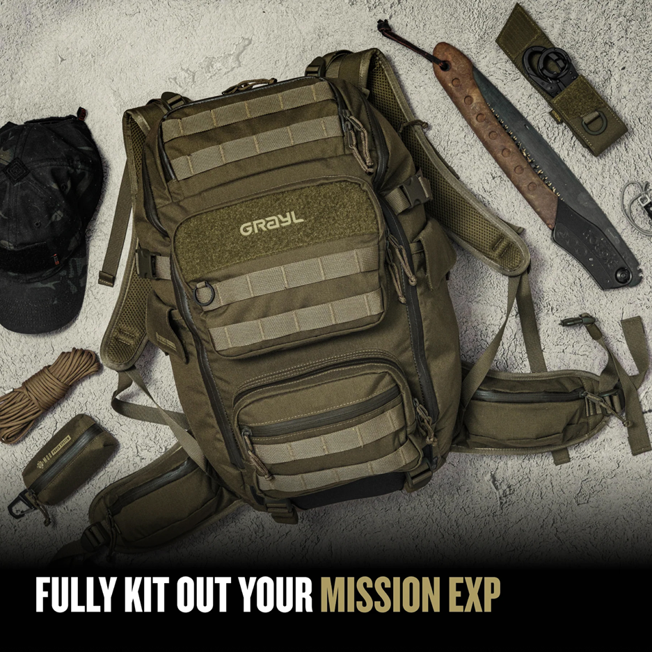 Mission EXP Backpack Rucksack 35 Liter (Covert Black)