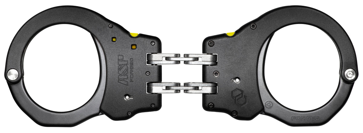 ASP - Handschelle Ultra Plus Cuff mit Gelenk aus Aluminium (schwarz)