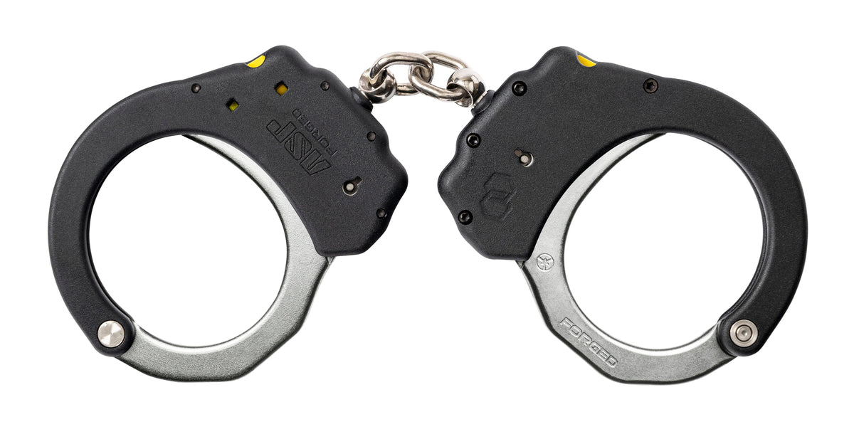 ASP - Handschelle Ultra Plus Cuff mit Kette aus Stahl (schwarz)