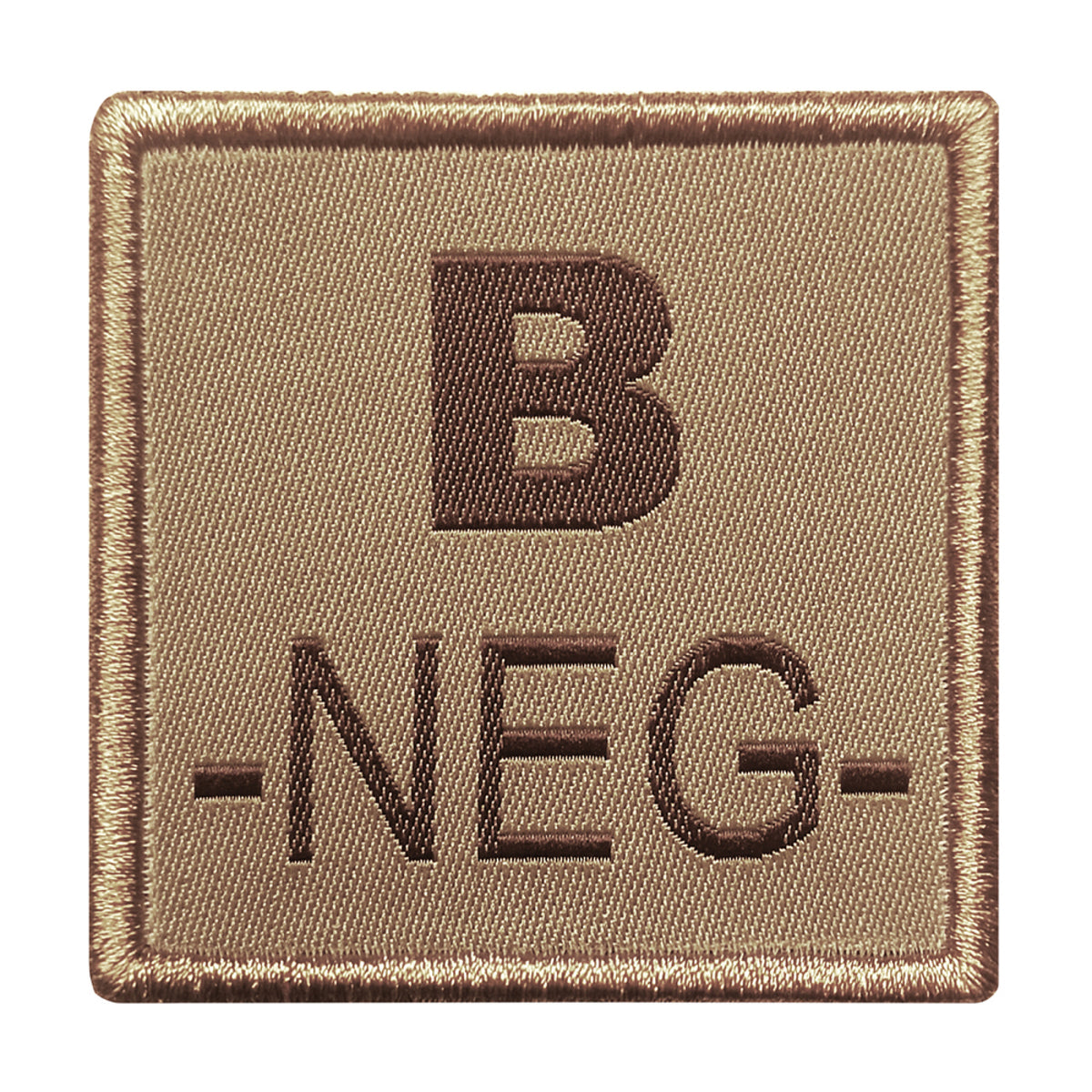 A10 Equipment - Patch Blutgruppe B- (tan)