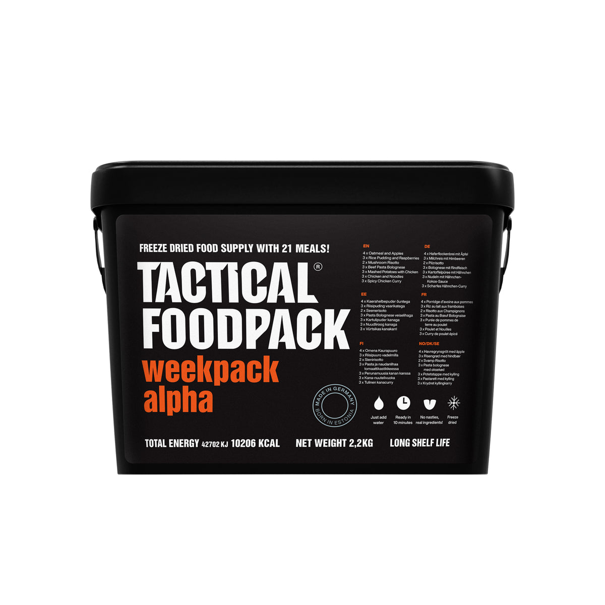Tactical Foodpack - Week Pack Alpha