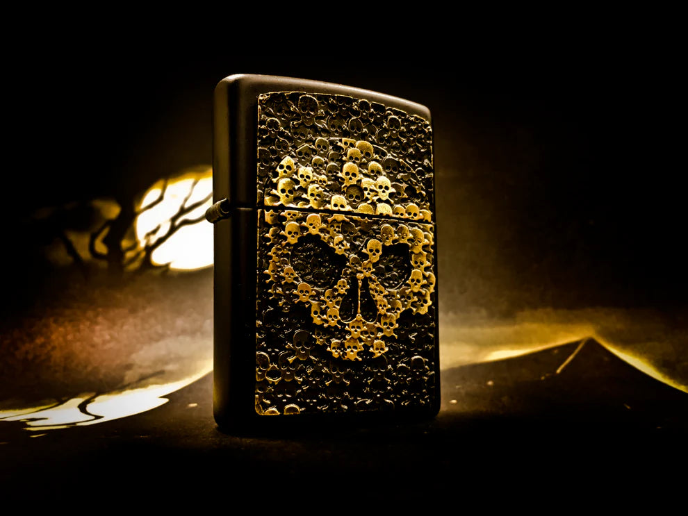 Zippo Feuerzeug - Skull in Skull