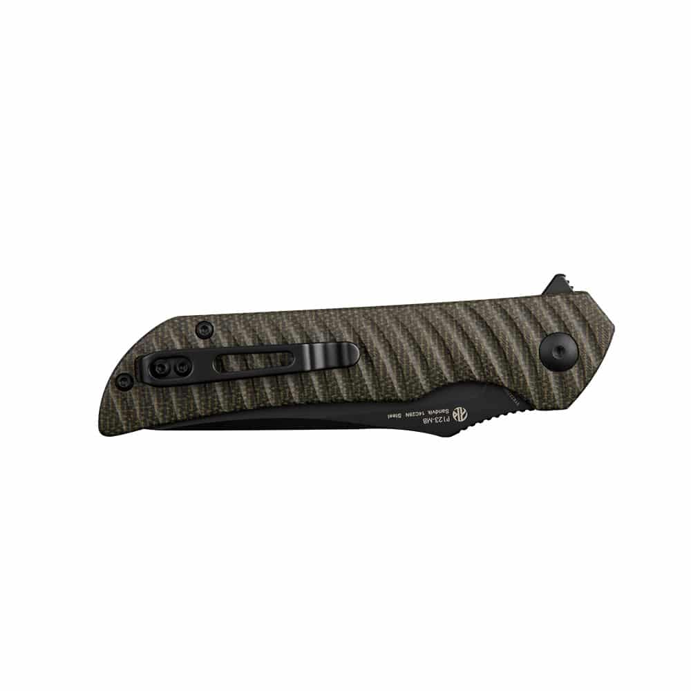 P123-MB Klappmesser (schwarz)