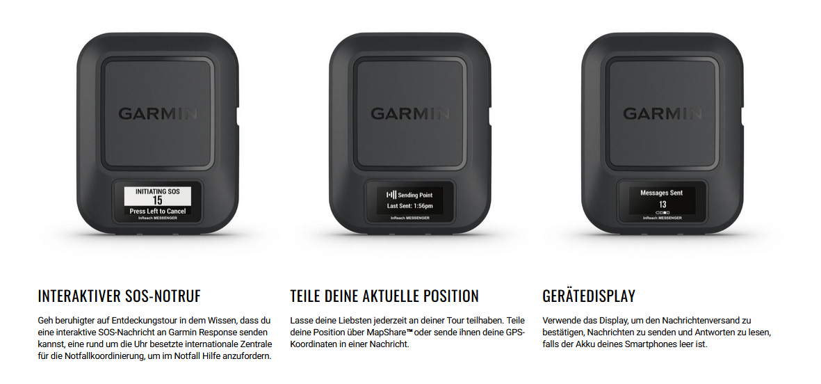 Garmin - inReach® Messenger (Satelliten-Kommunikationsgerät)