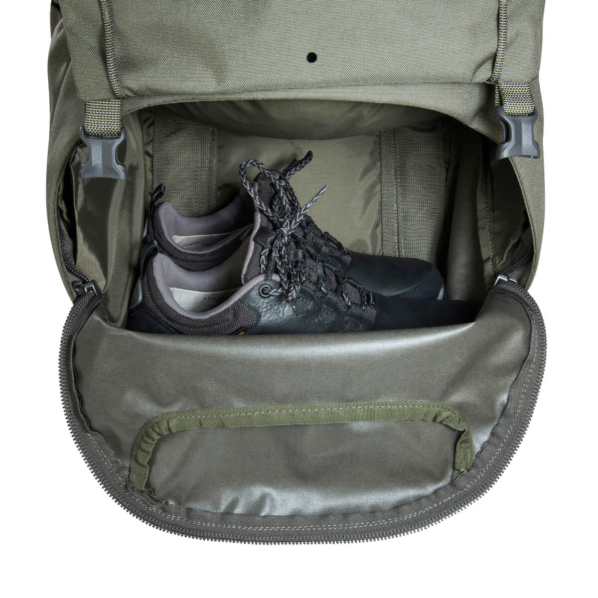 Yukon 70+10 Bushcraft Trekkingrucksack (stone-grey-olive)