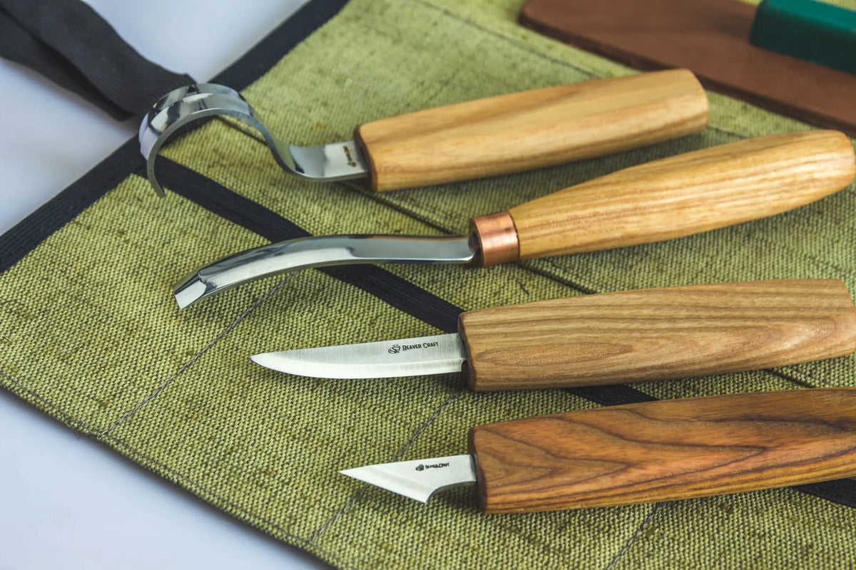BeaverCraft - S49 Holzschnitzwerkzeug-Set für Löffel