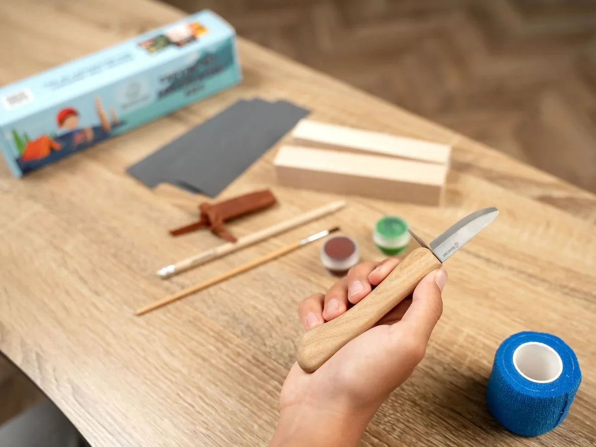 BeaverCraft - Schnitzset für Kinder Fichte