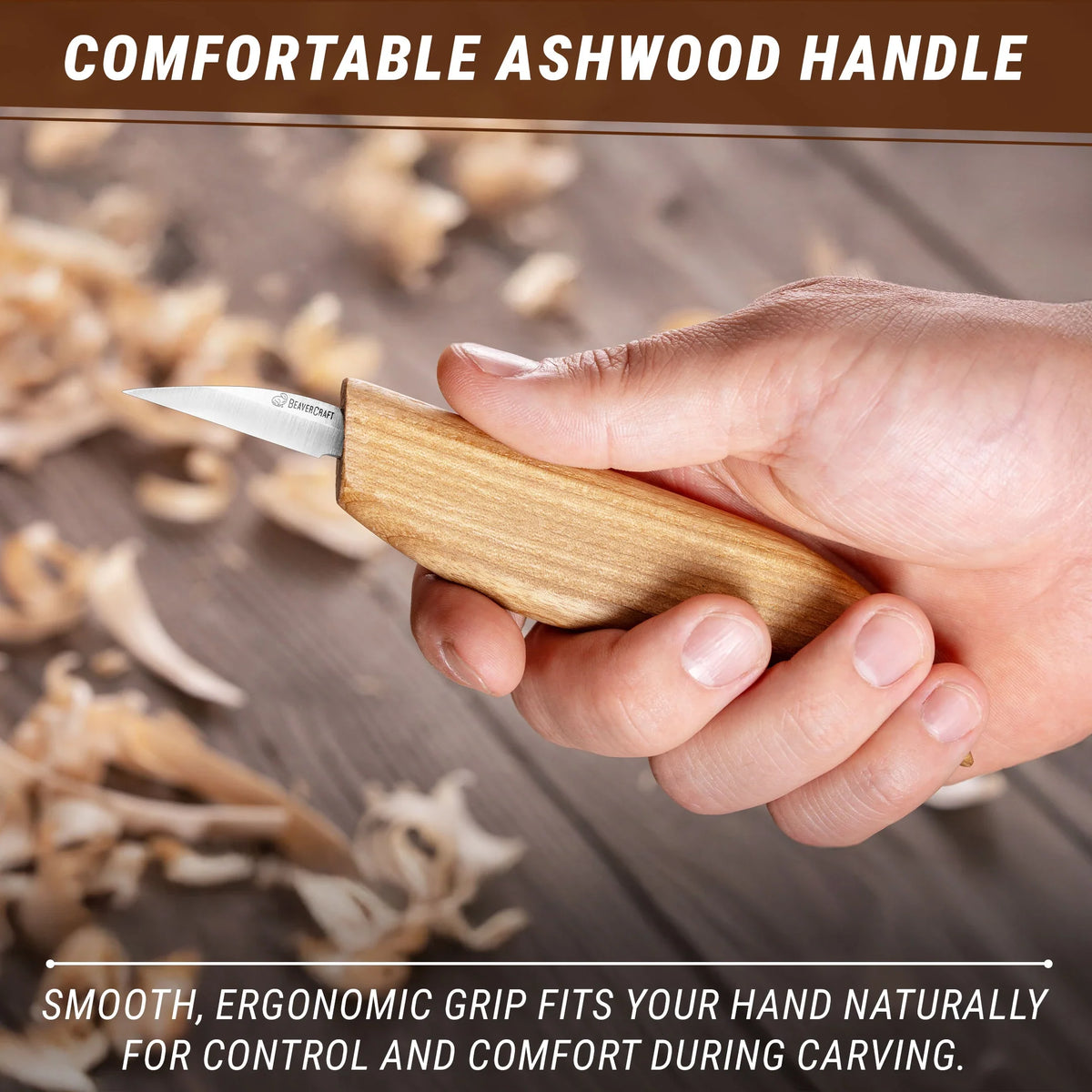 BeaverCraft - C15 Kleines Detail-Holzschnitzmesser