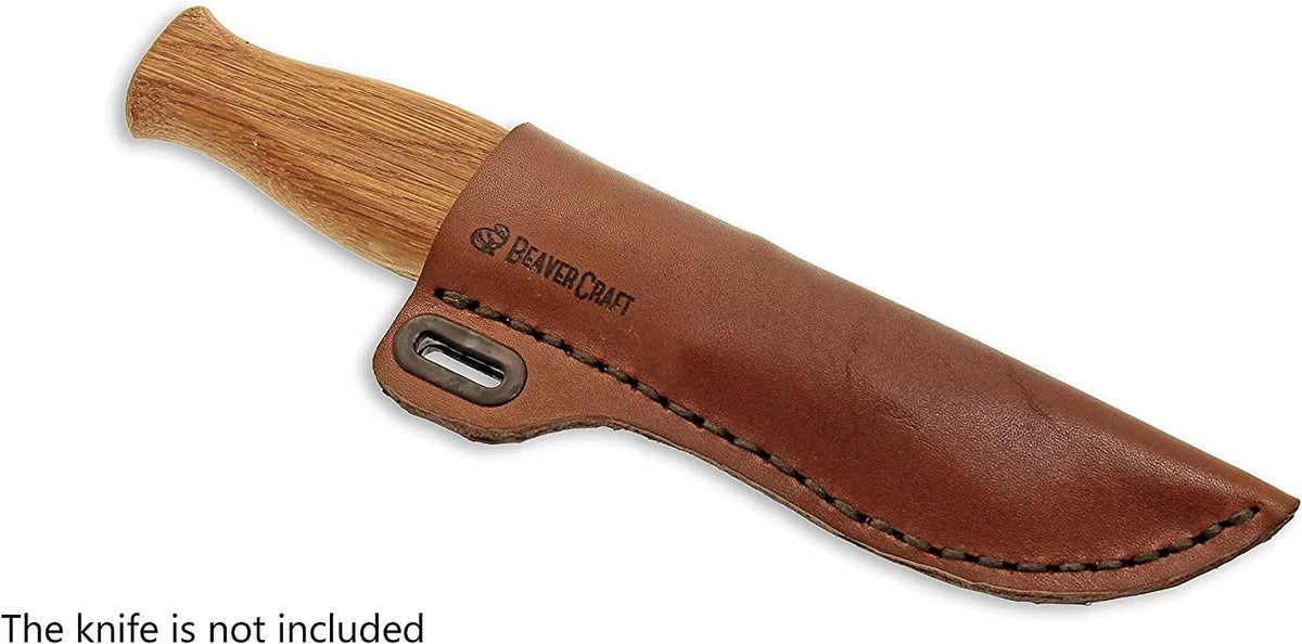 BeaverCraft - SH1 Lederscheide für gerade Messer