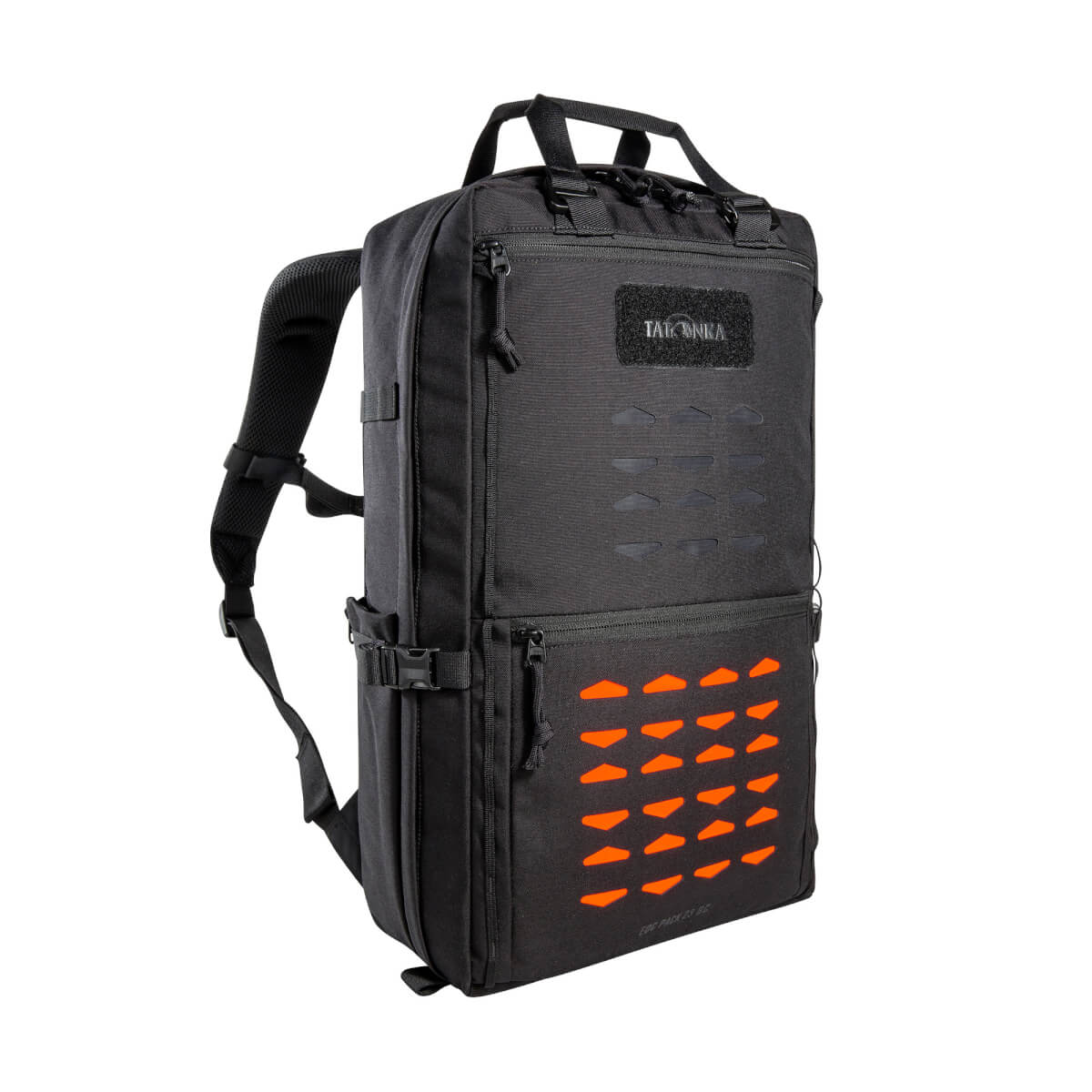 Rucksack, Schwarz, Rucksack, Brustasche, Vortasche