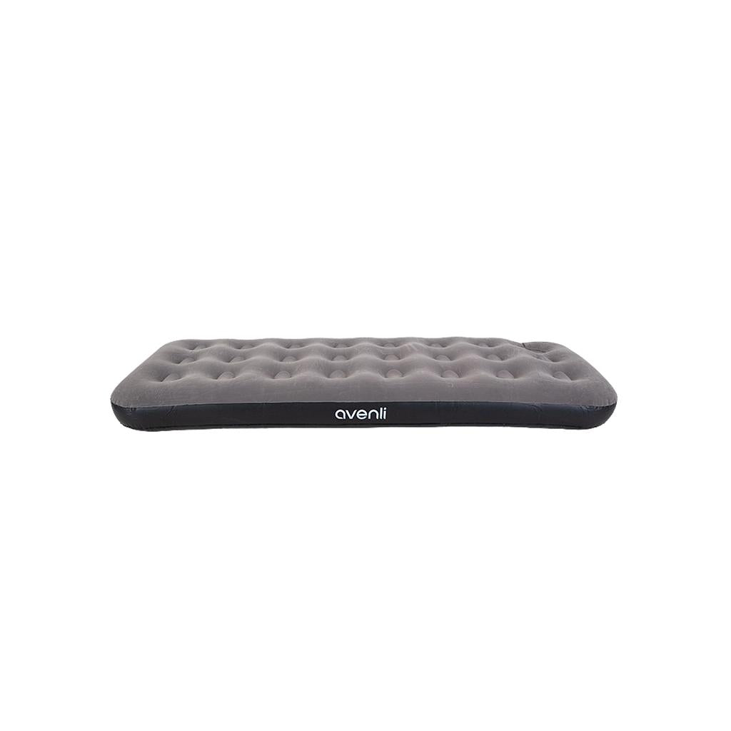 Luftmatratze, Aufblasbar, Doppelbett, grau, Aussenluft