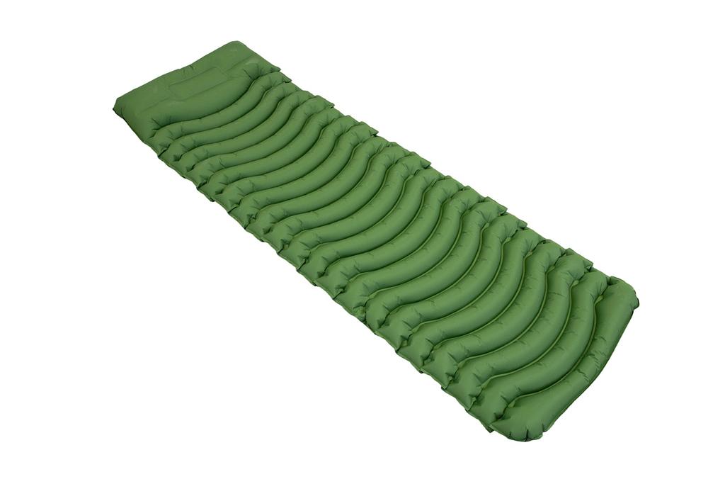 hängematten‑auflage, luftdicht, grün, aufblasbares polster, kissenrolle