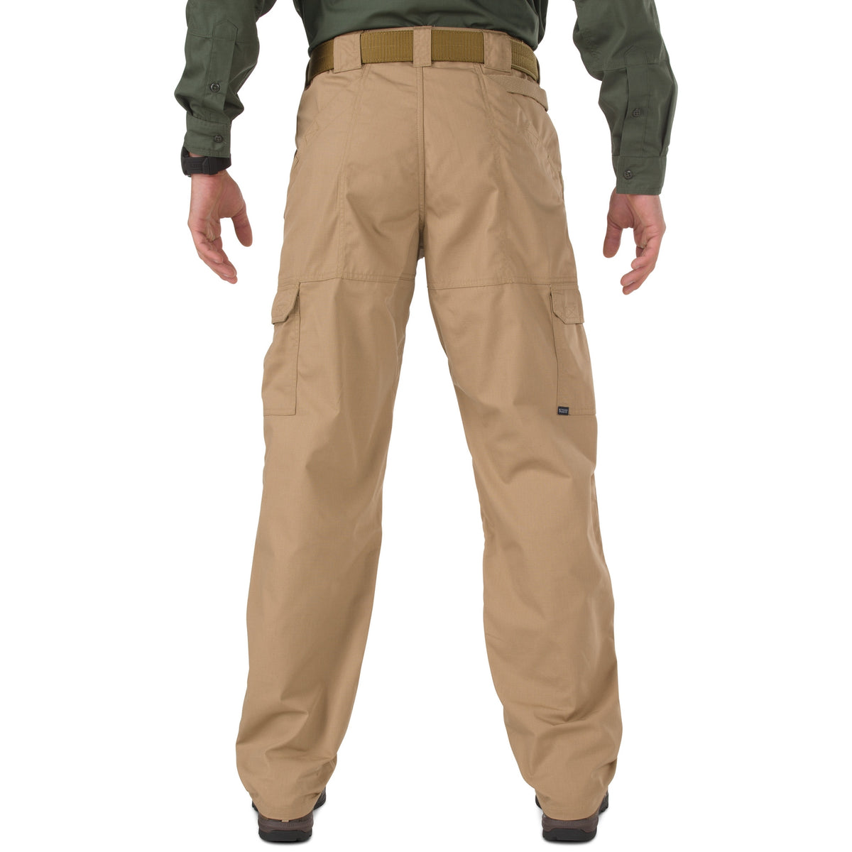 Cargo-Hose, Beige, Knie-Taschen, Gürtel-Schlaufen, Taktischer Stil