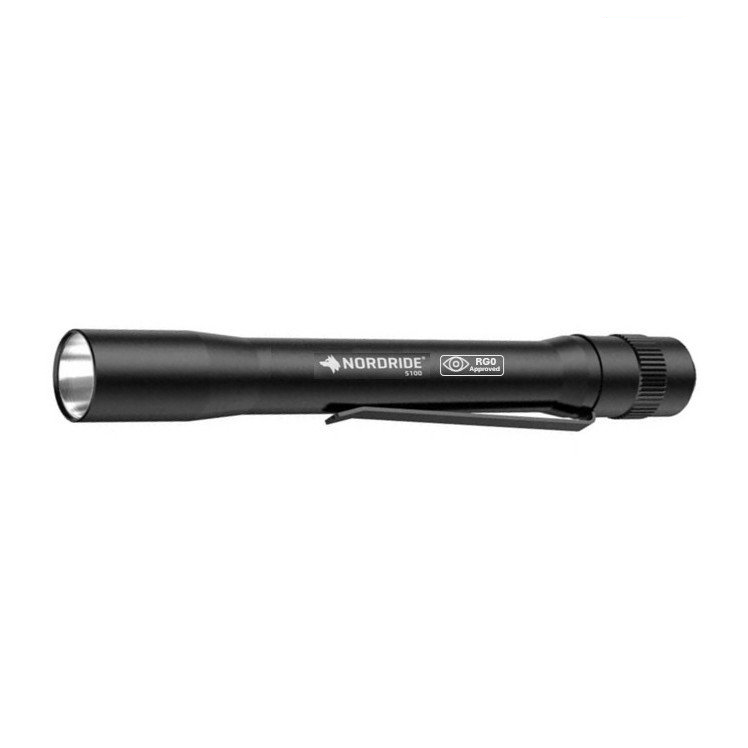 Taschenlampe, LED, Korpus schwarz, Clip, Fokussierbar