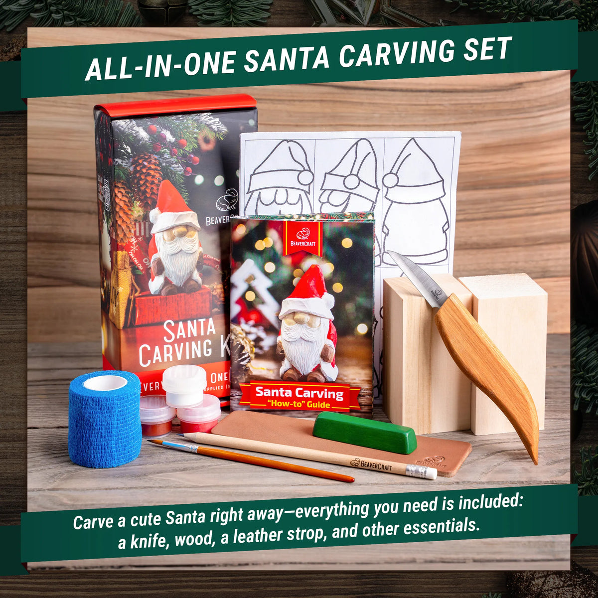 BeaverCraft - DIY06 Santa Schnitz Set