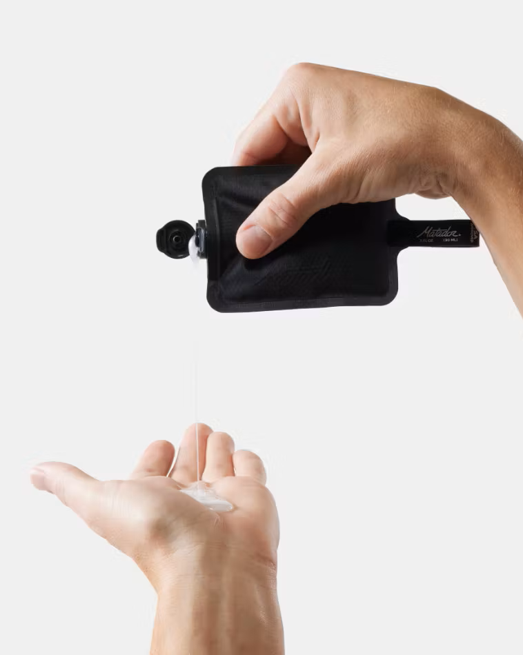 Handytasche, Handdesinfektionsmittel, Flüssigkeitsabgabe, Befestigungsgerät, Tragetasche