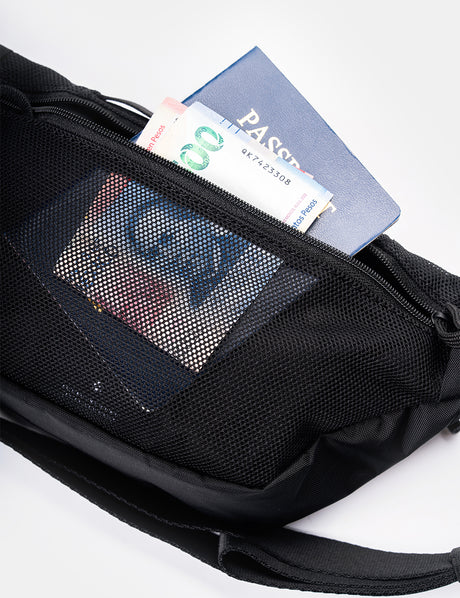 Tašche, Gürteltasche, Reisepasche, Netzfächer, Geldbörse