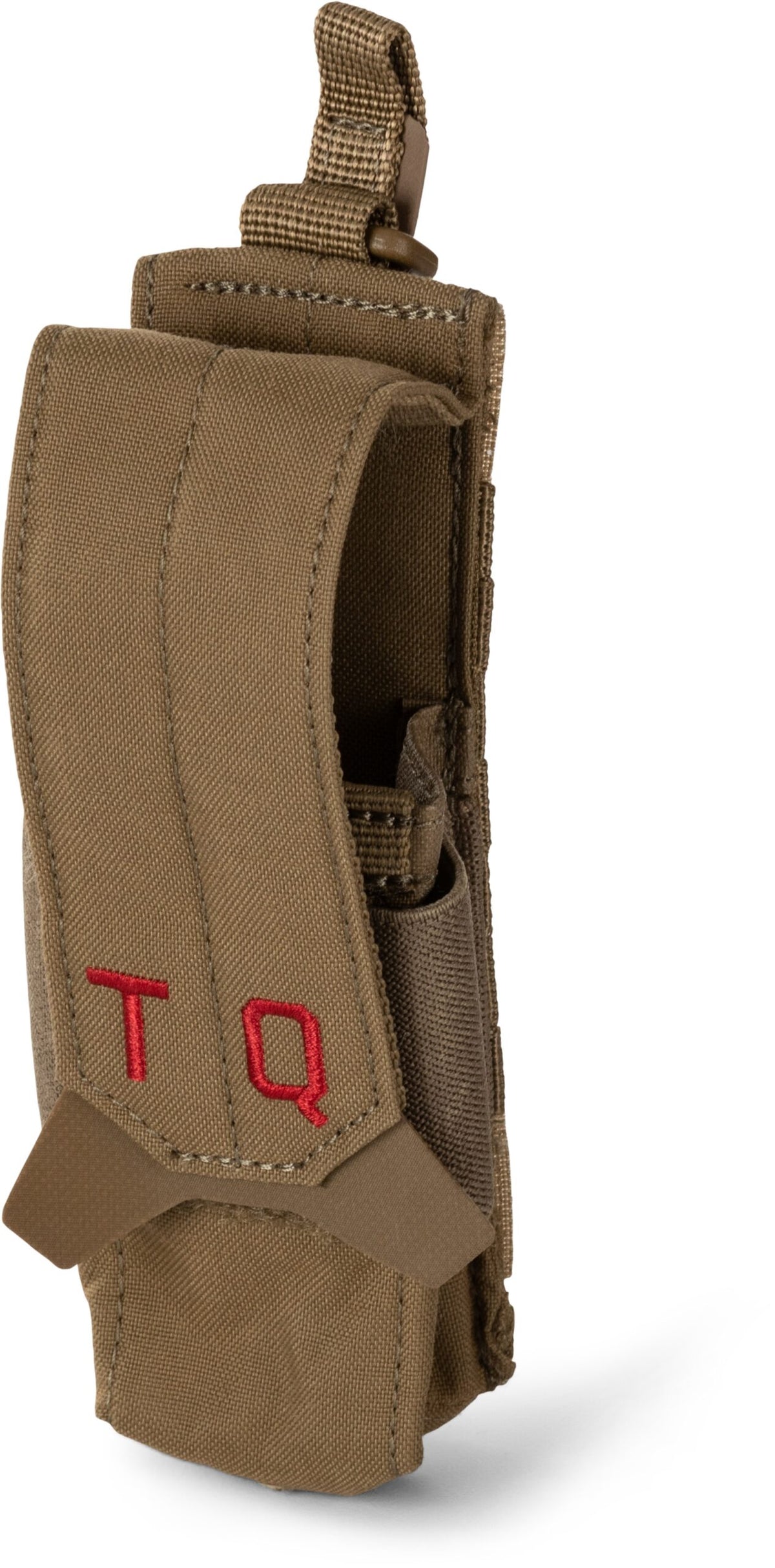 Knieholster, Magazintasche, Tarnfarbener Stoff, Gurtband, Halterung