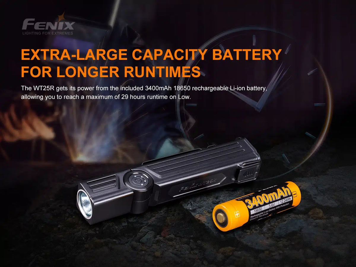 Fenix - WT25R Taschenlampe mit verstellbaren Winkel (1000 Lumen)