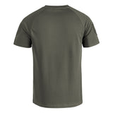 T-Shirt, Raglan, Olive, Kurzarm, Mesh
