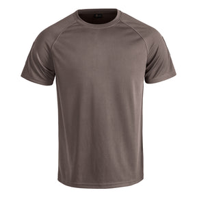 Tee, Kurzarm, Rundhalsausschnitt, Baumwollshirt, Einfarbig